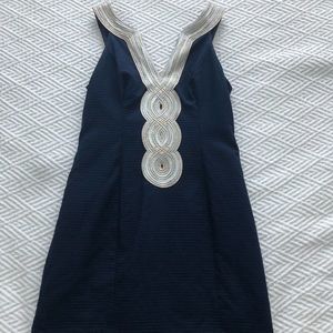 Lilly Pulitzer Valli Shift Dress in Navy